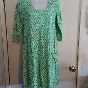 Fresh Produce green tie dyed dress
